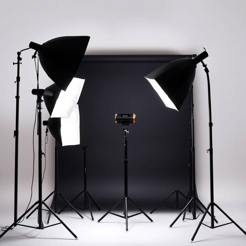 Profoto D1 Studio Lighting Kit with softboxes.