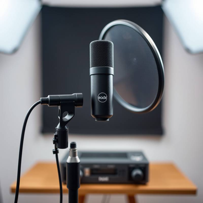 Rode NTG5 Shotgun Microphone with windshield.