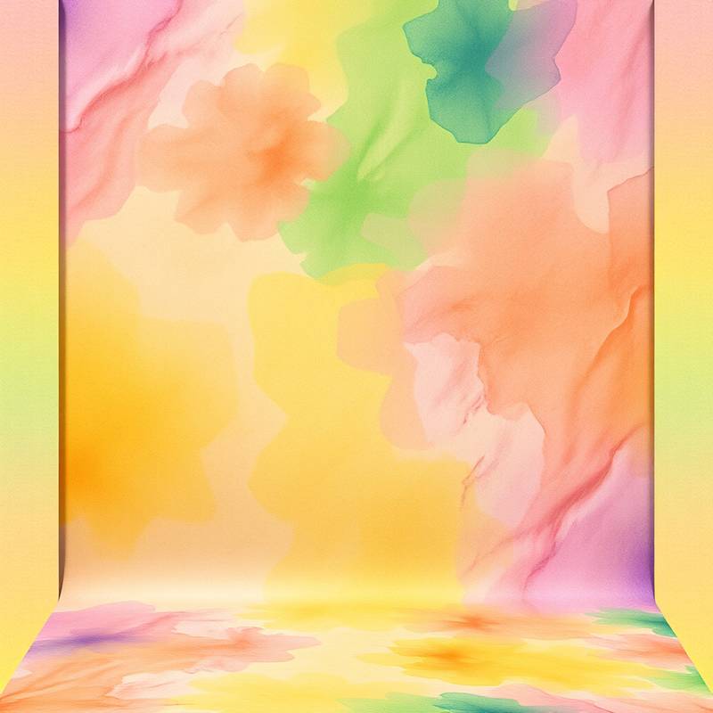 Seamless paper backdrop in various colors.